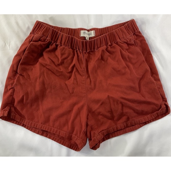Madewell Pants - Madewell Shorts Pull On Elastic Waist Womens Size XS Red Burnt Casual Summer 143